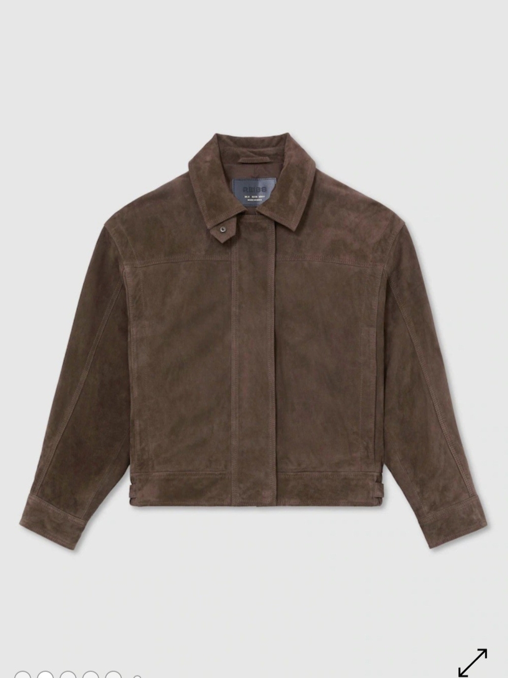 Reiss Cooper Suede Relaxed Fit Jacket 4 $895 - Picture 4 of 15